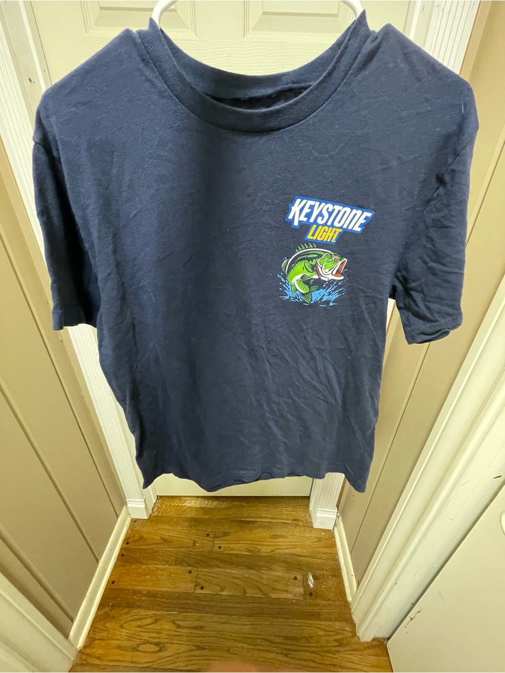 Keystone Light Navy Short Sleeve Graphic Tee